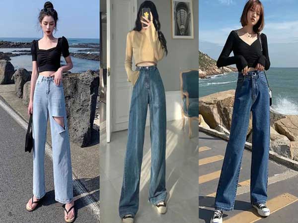 Mặc gì đi chụp kỷ yếu với bạn - Áo croptop và quần ống suông