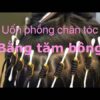 Làm phồng chân tóc bằng tăm bông