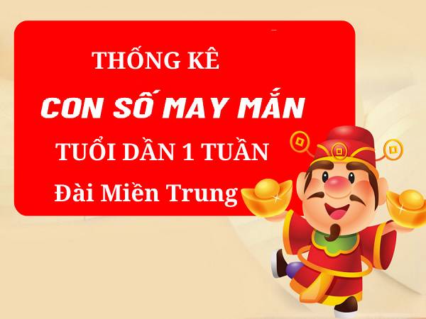 Thống kê con số may mắn tuổi Sửu 1 tuần đài miền Trung